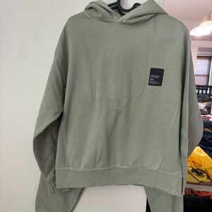 Zara Sage Green Hoodie for Men